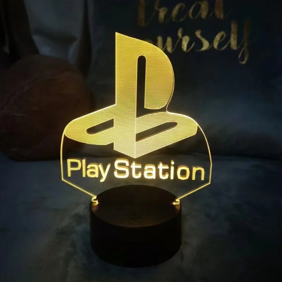 3D Play Station Desk Light With Remote Control - Picture 4 of 6